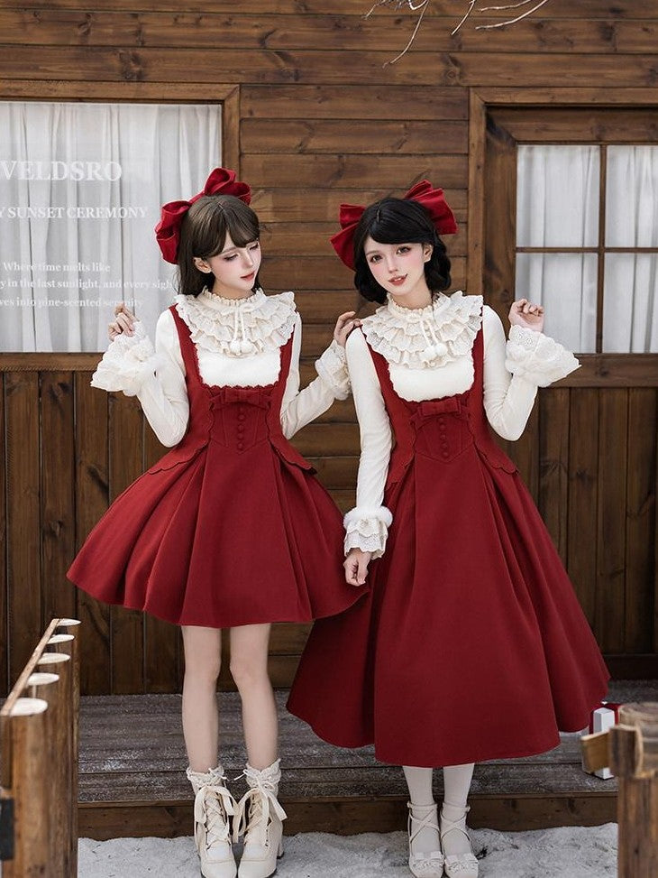 With PUJI Velvet Rose Embroidered Waist Boned Bustier Women's Full Coordination Sets