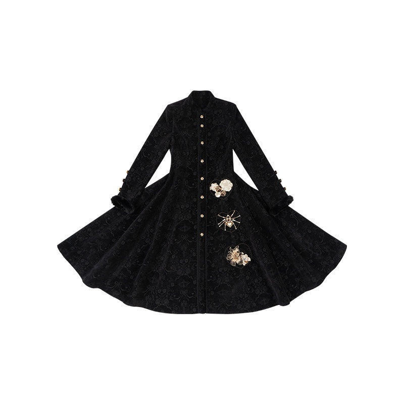 Yi_Mu_Hu_Tao_Black_Embroidered_Waist_Cinch_Cloak_Chinese_Style_Women's_Velvet_Long_Sleeve_Op_992088334661_MISSTT