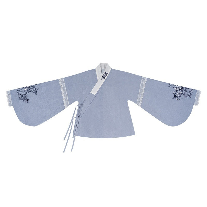 Yi_Mu_Hu_Tao_Blue_Porcelain_Embroidered_Overlay_Hanfu_Women's_Ribbon_Full_Coordination_Sets_1022173650811_MISSTT