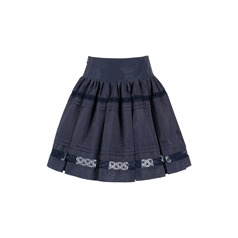 Yi_Mu_Hu_Tao_Cute_Rabbit_Hanfu_Stand_Collar_Bow_Retro_Short_Skirt_Women's_Tencel_Skirt_Sets_951338563167_MISSTT