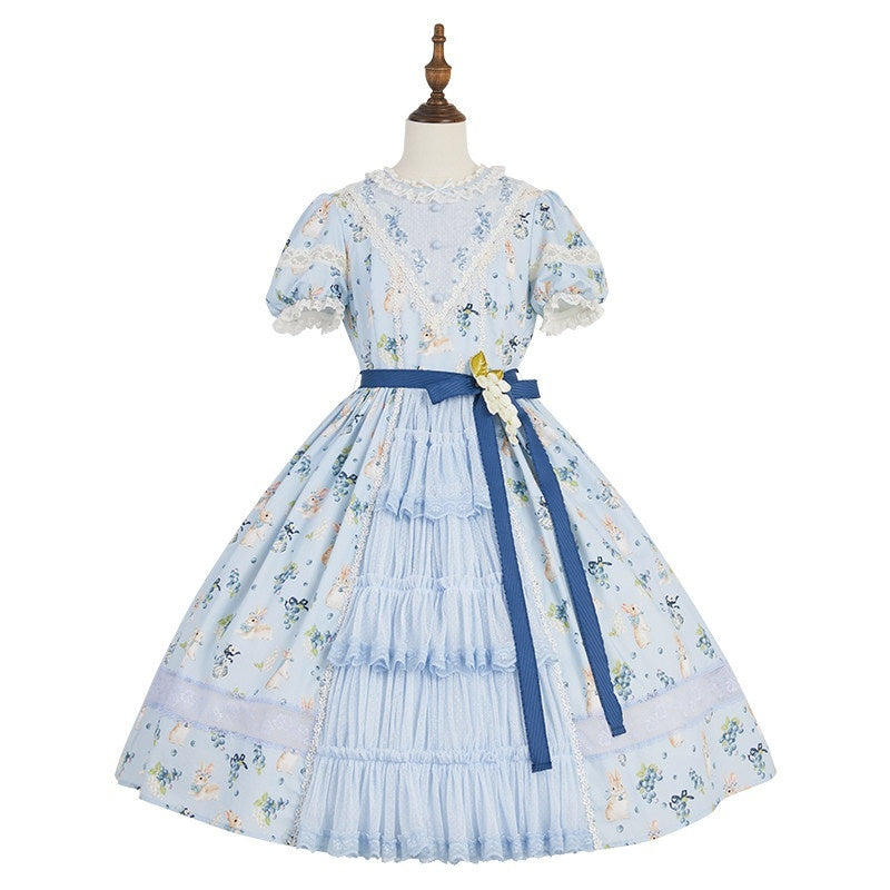 Zhong_Xia_Wu_Yu_Blueberry_Garden_Bunny_Print_Burnout_Lolita_Shirt_Women's_Short_Sleeve_Op_935988596169_MISSTT