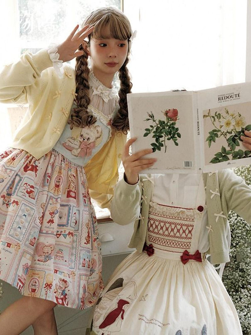 Zhong Xia Wu Yu Bow Tie Short Sleeve Soft Girl Women's Knitted Short Cardigans