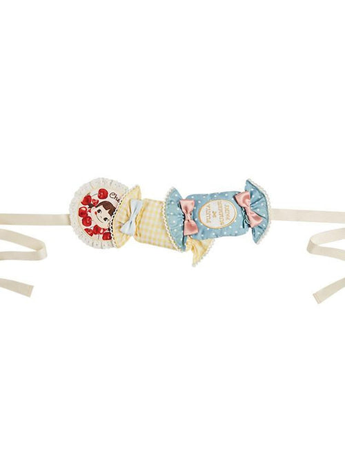 Zhong Xia Wu Yu Candy Clip Necklace Round Brooch Hairband Short Socks Women's Accessories