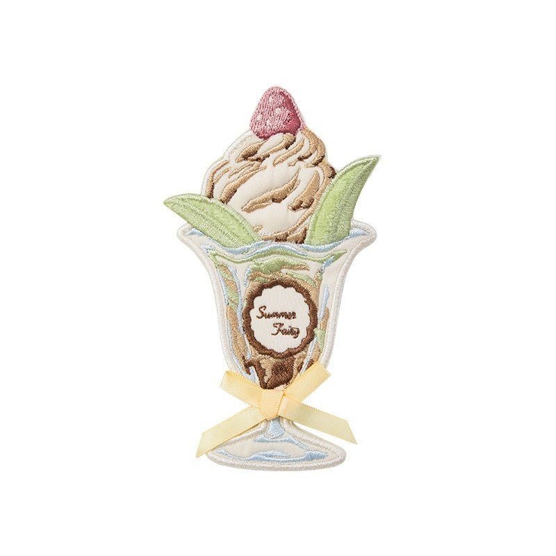Zhong_Xia_Wu_Yu_Ice_Cream_Parfait_Embroidered_Brooch_Headband_Hair_Clip_Women's_Accessories_827567989451_MISSTT