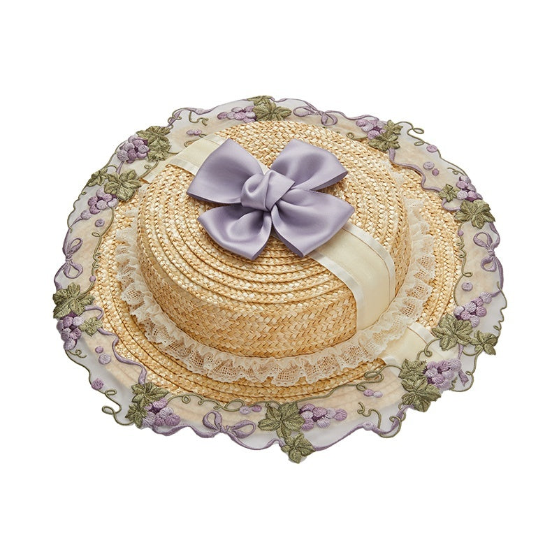 Zhong_Xia_Wu_Yu_Loire_Vineyard_Classic_Frame_Embroidered_Grape_Motif_Women's_Accessories_1059831709829_MISSTT
