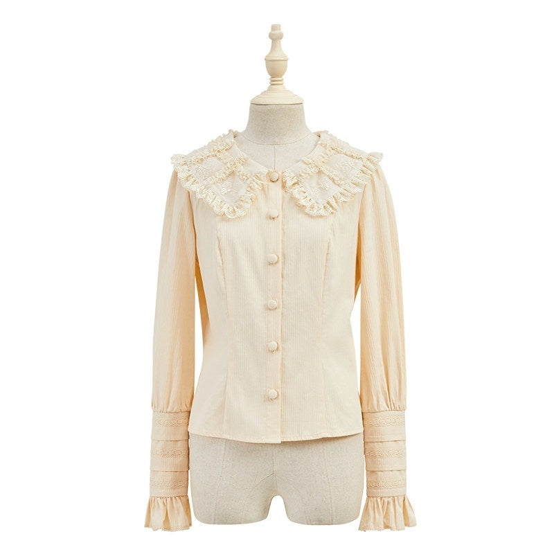 Zhong_Xia_Wu_Yu_Pastoral_Loire_Vineyard_Embroidered_Shirt_Women's_Knitted_Short_Cardigans_816130876446_MISSTT