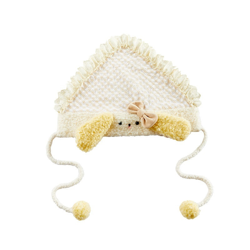 Zhong_Xia_Wu_Yu_Ribbon_3d_Dog_Bandana_Women's_Plush_Headband_Bag_Brooch_Hat_Accessories_842383660996_MISSTT