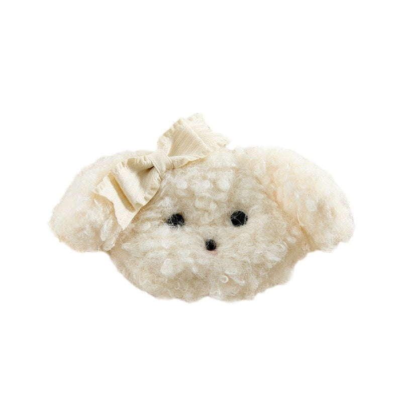 Zhong_Xia_Wu_Yu_Ribbon_3d_Dog_Bandana_Women's_Plush_Headband_Bag_Brooch_Hat_Accessories_842383660996_MISSTT