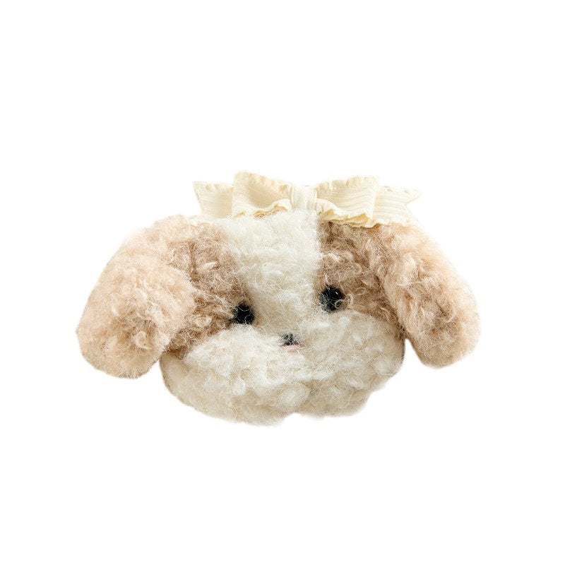Zhong_Xia_Wu_Yu_Ribbon_3d_Dog_Bandana_Women's_Plush_Headband_Bag_Brooch_Hat_Accessories_842383660996_MISSTT