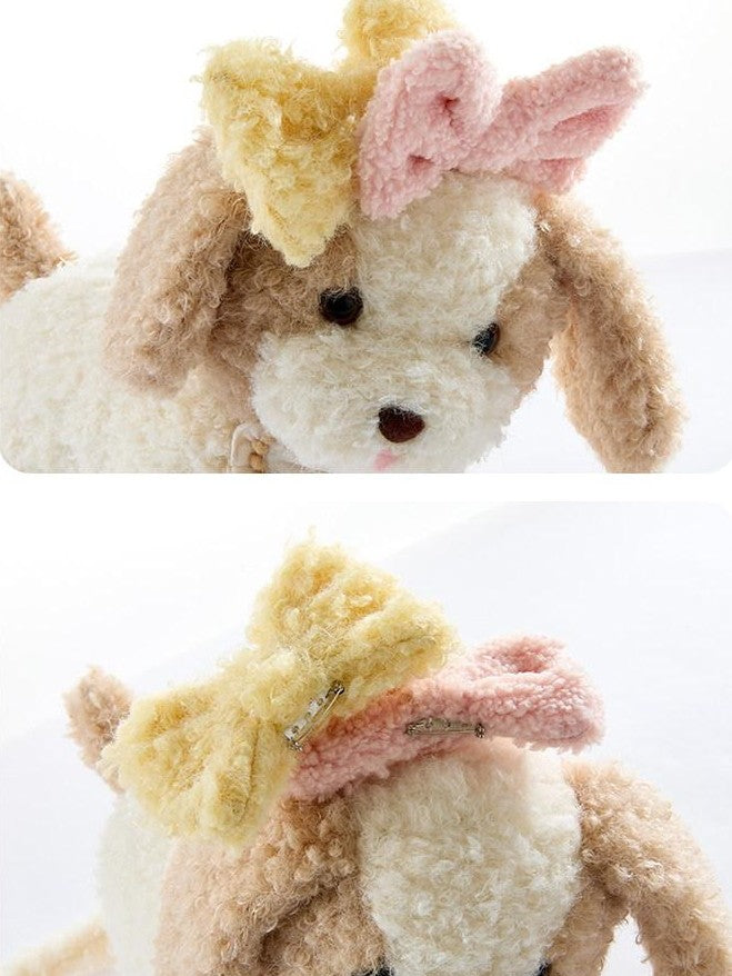 Zhong Xia Wu Yu Ribbon 3d Dog Bandana Women's Plush Headband Bag Brooch Hat Accessories