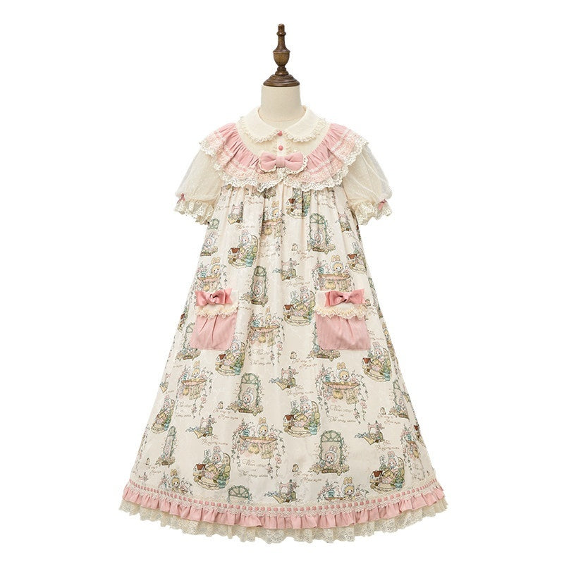 Zhong_Xia_Wu_Yu_Storybook_Applique_Embroidery_A_Line_Layered_Low_Waist_Women's_Short_Sleeve_Op_998702960363_MISSTT
