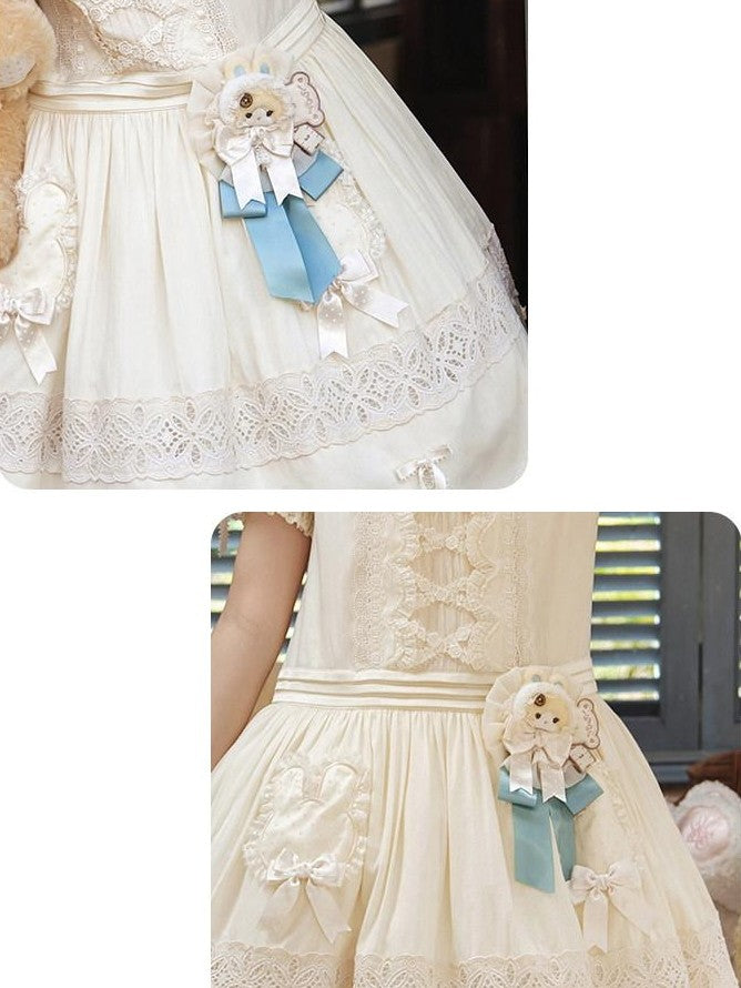 Zhong Xia Wu Yu Teacup Hat Teacup Brooch Floral Pillow Brooch Socks Lolita Women's Accessories