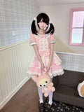 kukuwa_Cute_Bunny_Embroidered_Bow_Apron_Maid_Faux_Two_Piece_Women's_Short_Sleeve_Op_1051607865794_MISSTT
